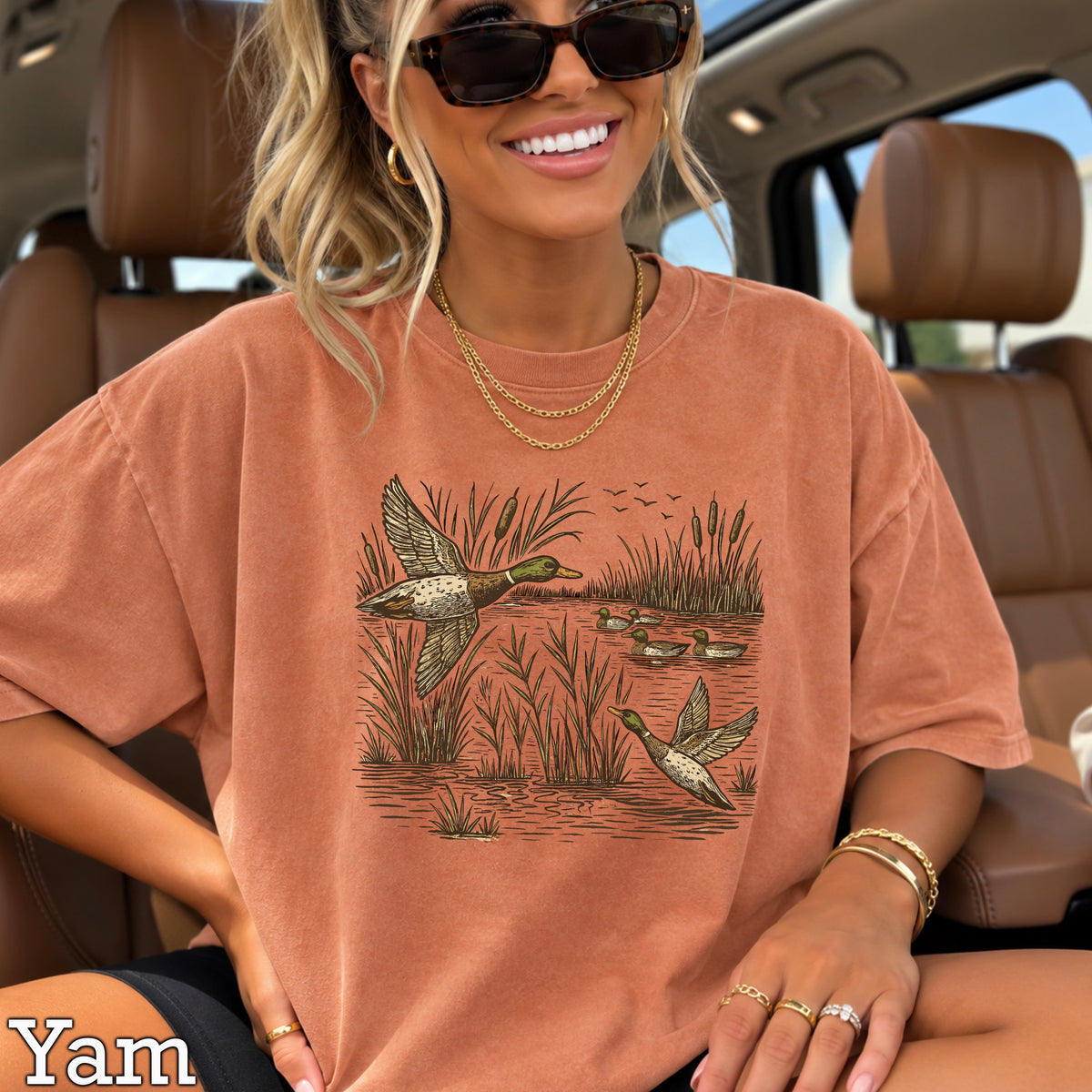 Mallard Ducks Comfort Color Graphic Tee