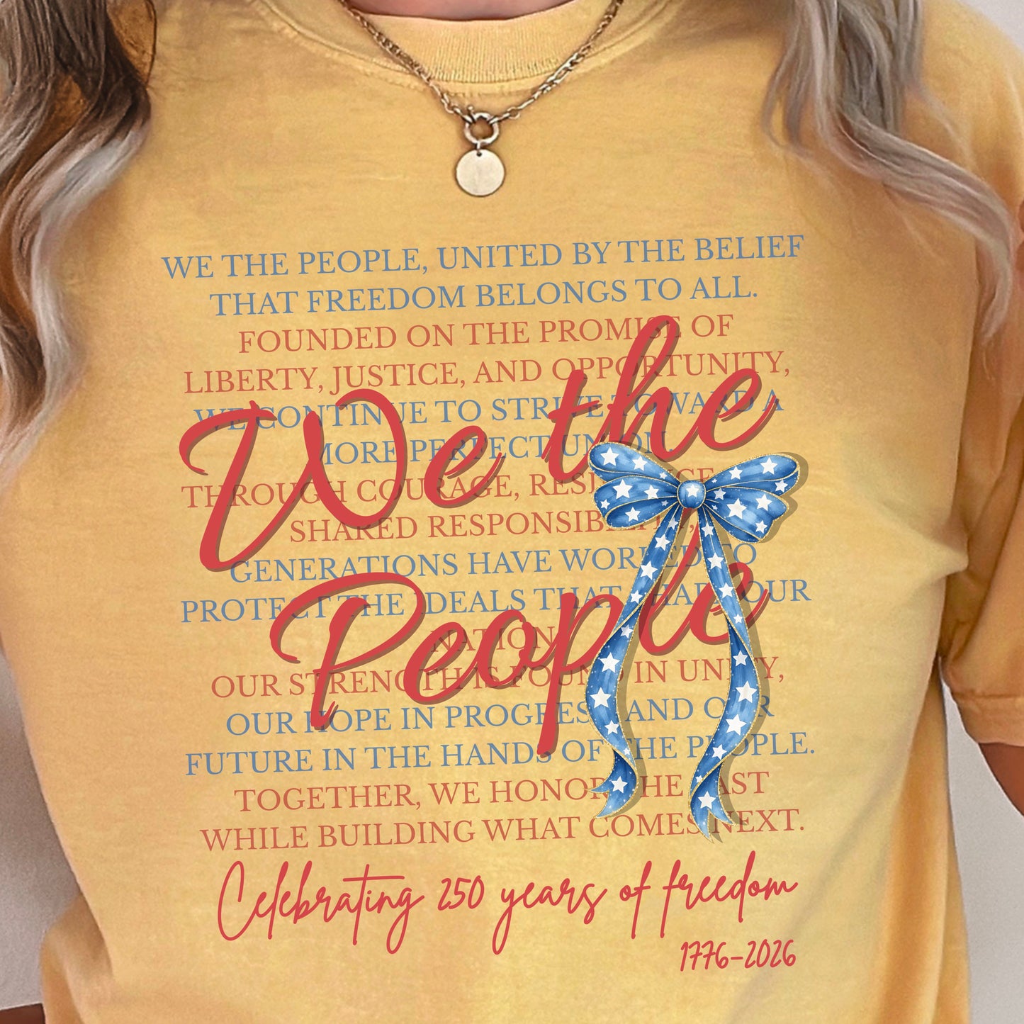 We The People Comfort Color Graphic Tee