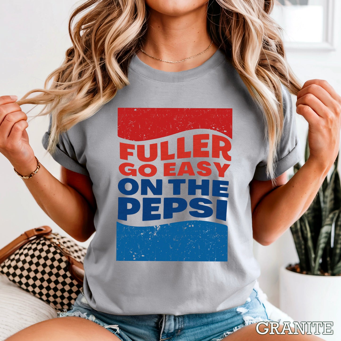 Fuller Go Easy On The Pepsi Comfort Color Graphic Tee