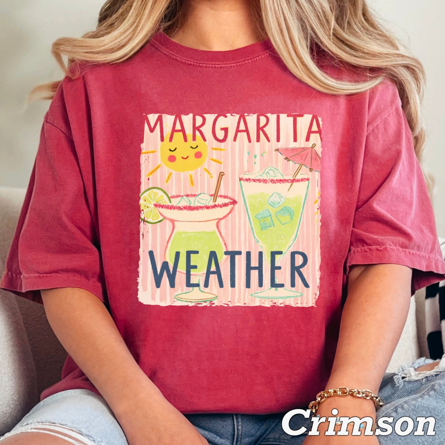 Margarita Weather Comfort Color Graphic Tee