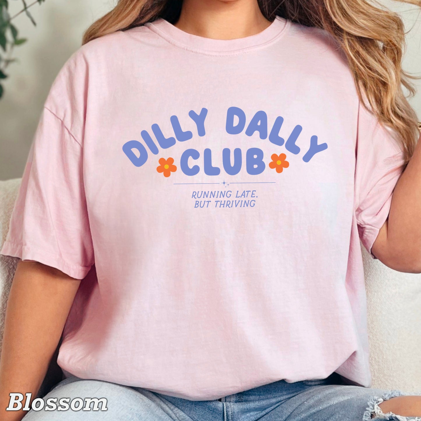 Dilly Dally Club Comfort Color Graphic Tee