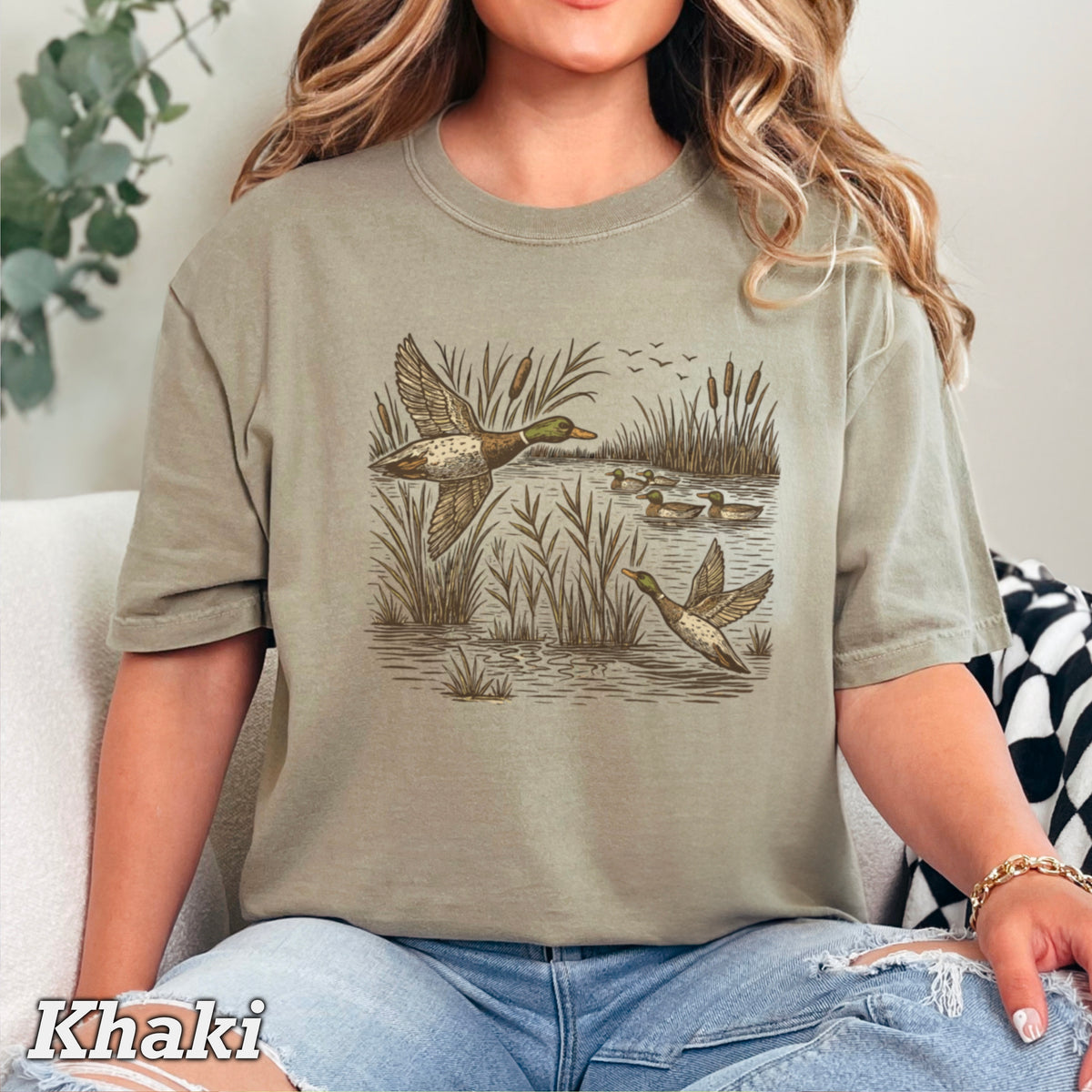 Mallard Ducks Comfort Color Graphic Tee