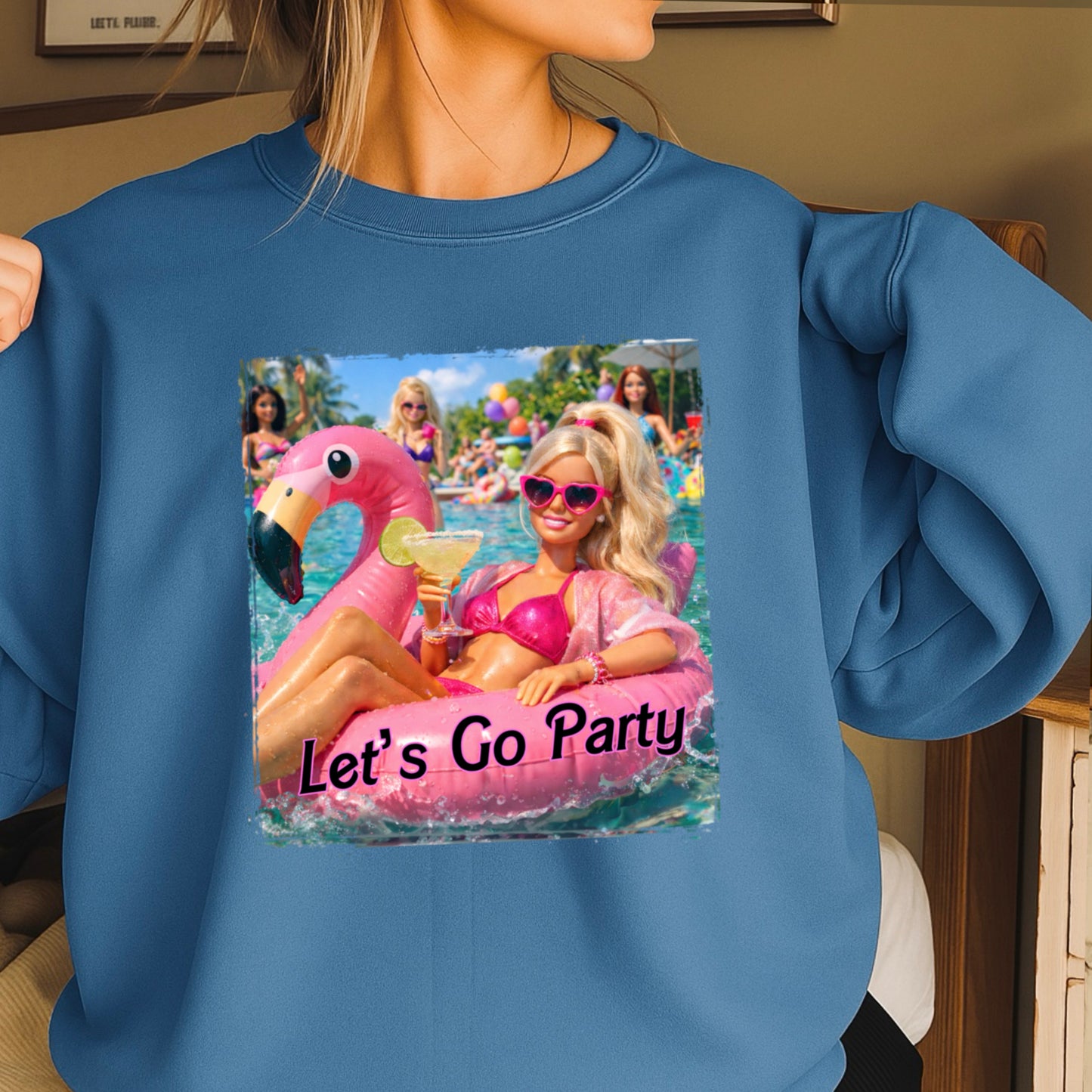 Let’s Go Party Crewneck Sweatshirt