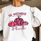 In October We Wear Pink Breast Cancer  Crewneck Sweatshirt