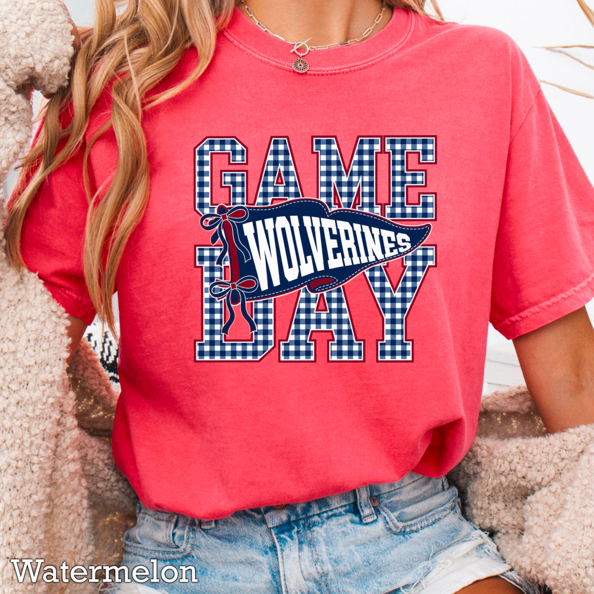 Wolverines Comfort Color Graphic Tee