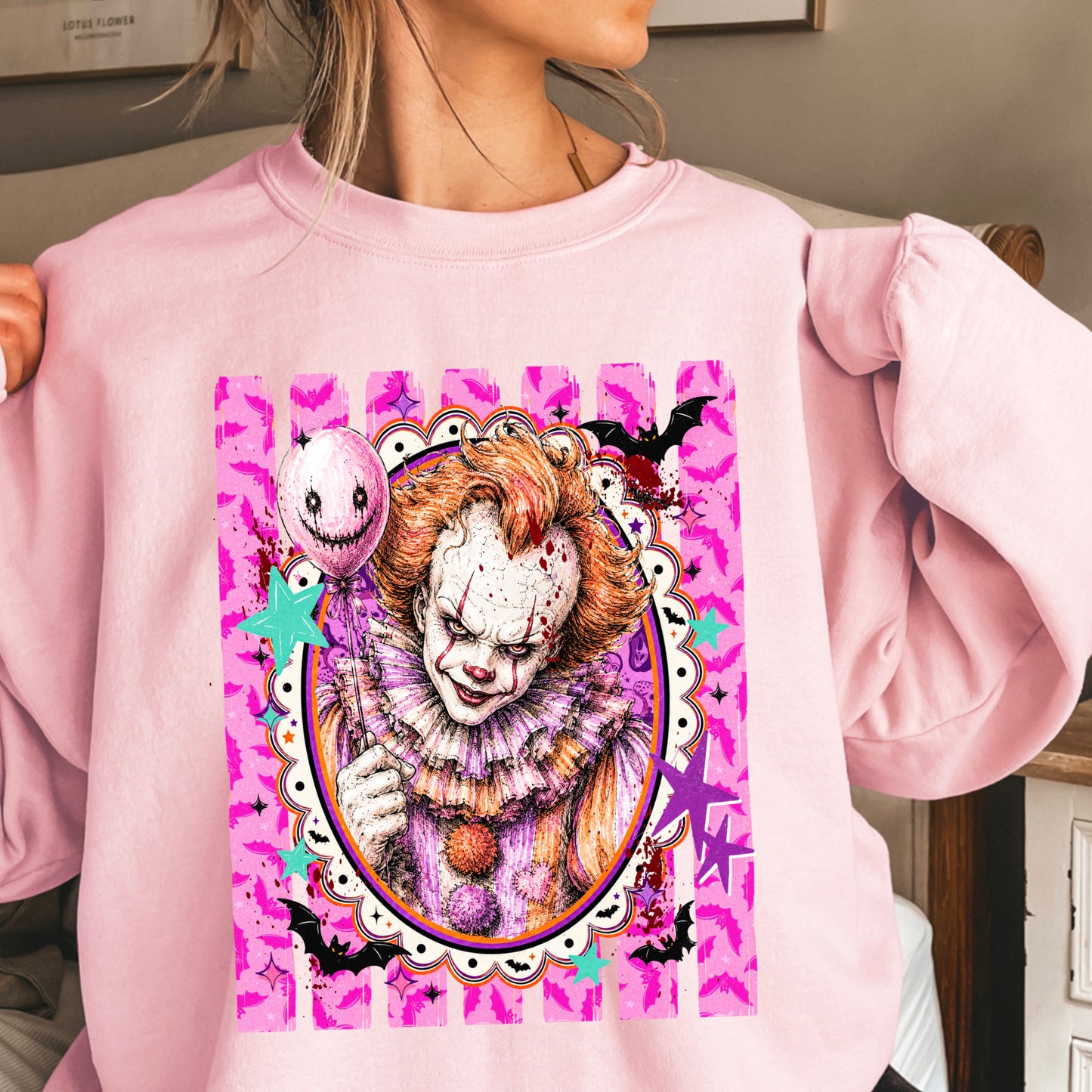 Horror Film Character Crewneck Sweatshirt