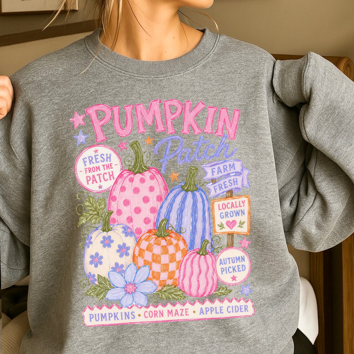 Pumpkin Patch Crewneck Sweatshirt