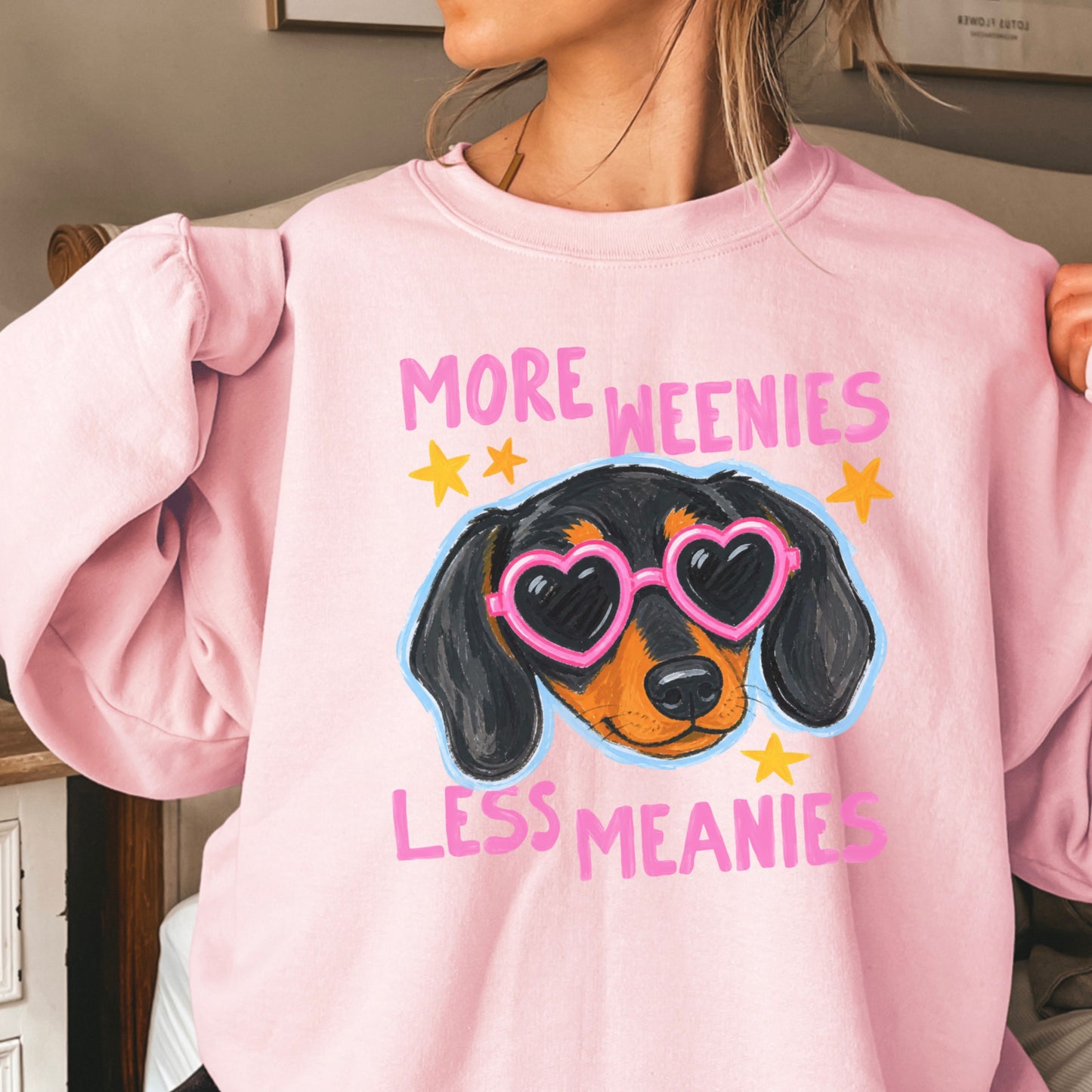 More Weenies Less Meanies Crewneck Sweatshirt