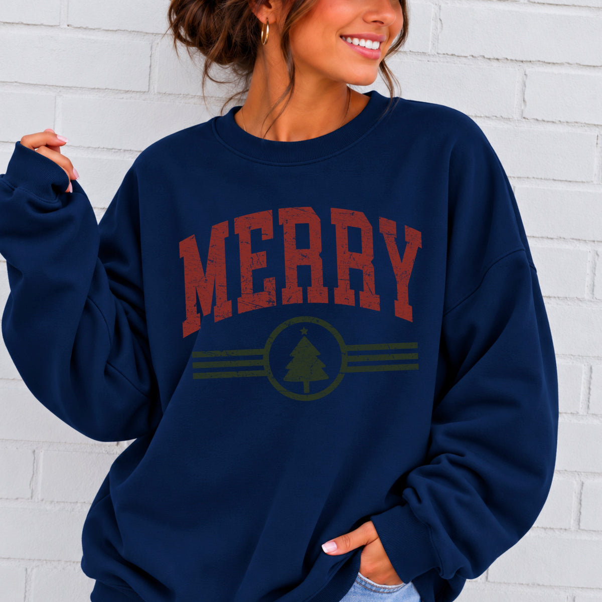 Merry Christmas Crewneck Sweatshirt