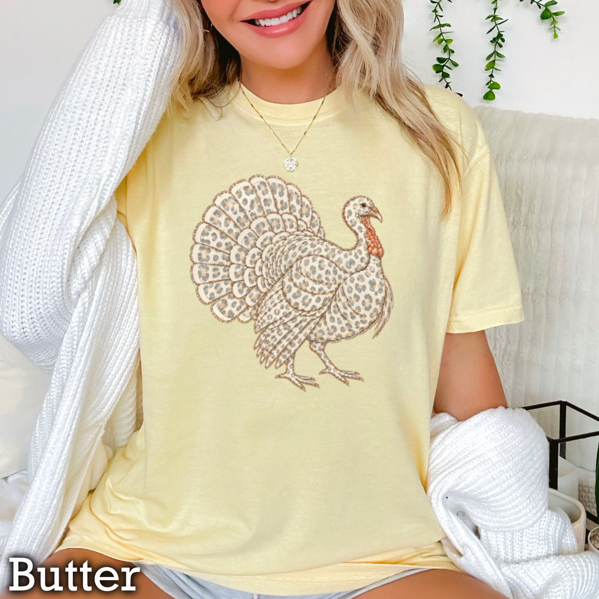 Turkey Thanksgiving Comfort Color Graphic Tee