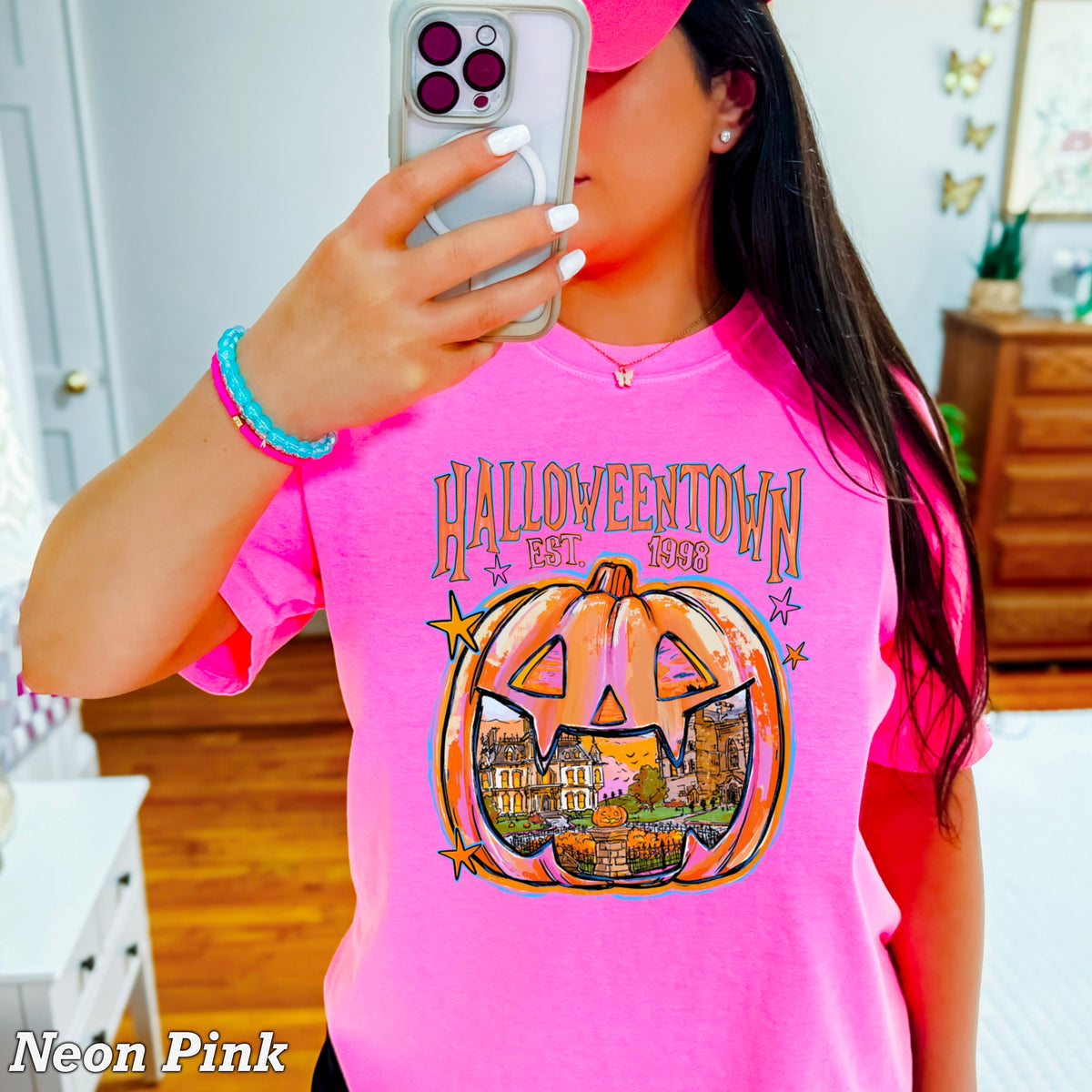 Halloween Town Comfort Color Graphic Tee