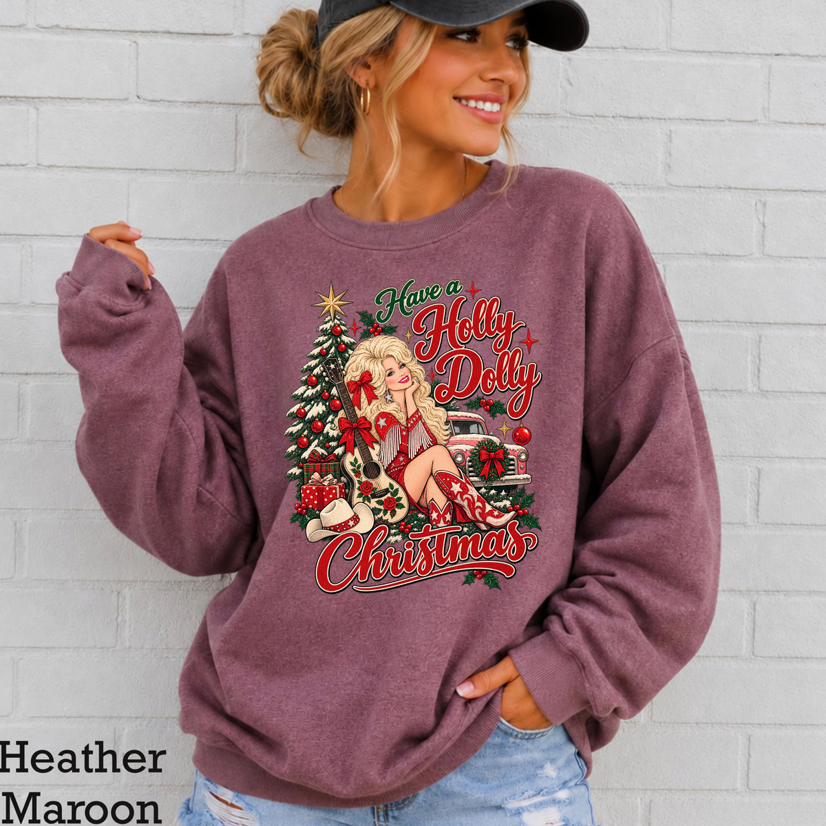 Have A Holly Christmas Crewneck Sweatshirt