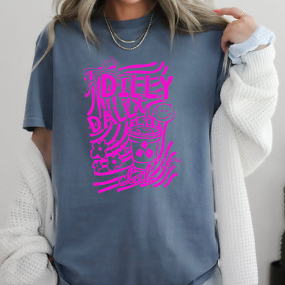 Dilly Dally Club Comfort Color Graphic Tee