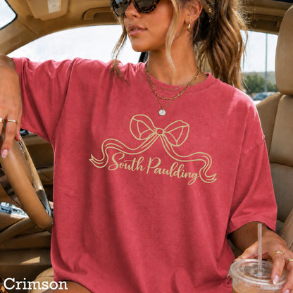 Spartans Coquette Bow Comfort Color Graphic Tee