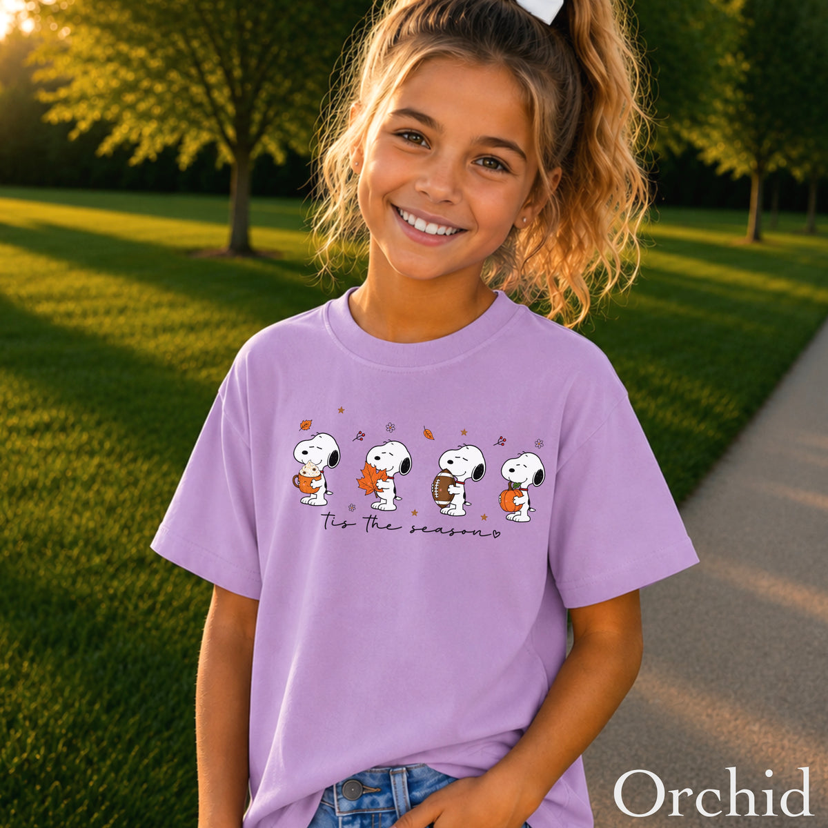 Tis The Season Fall Youth Comfort Color T-Shirt