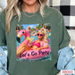 Let’s Go Party Comfort Color Graphic Tee