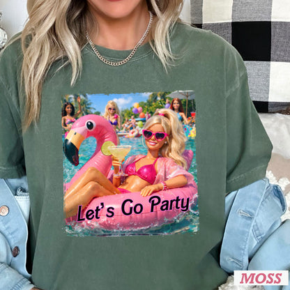 Let’s Go Party Comfort Color Graphic Tee