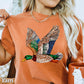 Faux Rhinestone Mallard Duck Comfort Color Graphic Tee