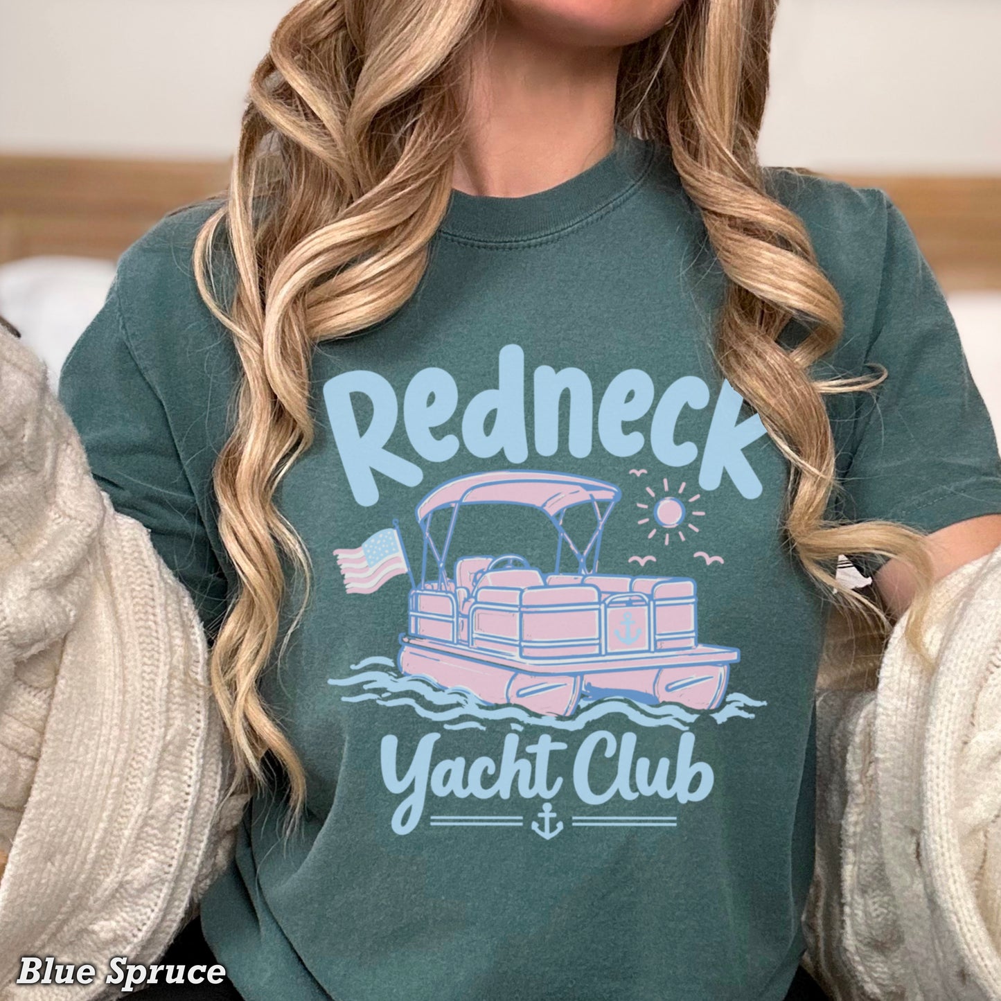 Redneck Yacht Club Comfort Color Graphic Tee
