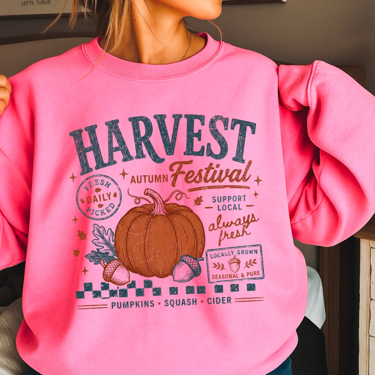 Harvest Festival Fall Crewneck Sweatshirt
