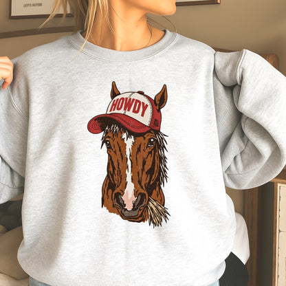 Howdy Horse Crewneck Sweatshirt