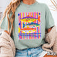 Preppy Fish Comfort Color Graphic Tee