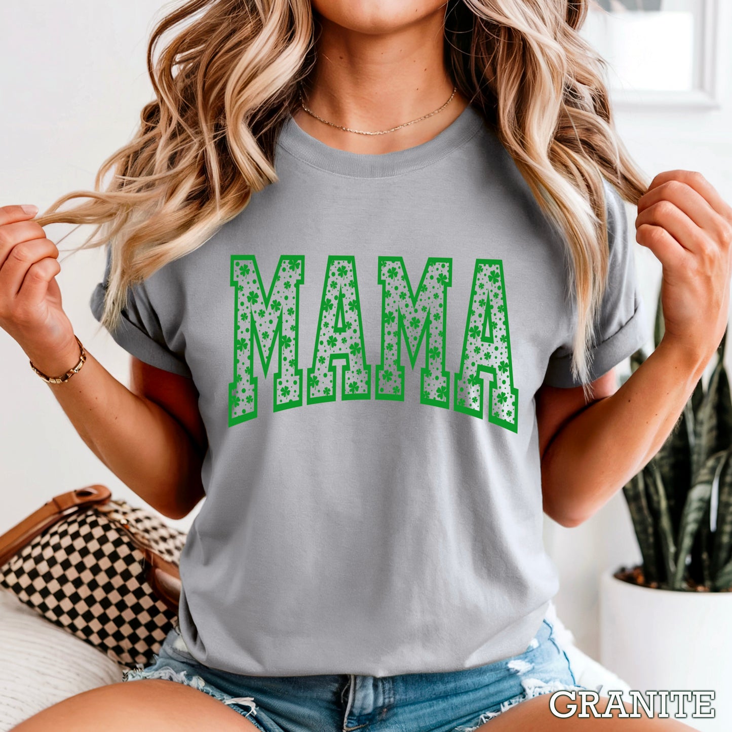 Mama St. Patrick’s Day Comfort Color Graphic Tee