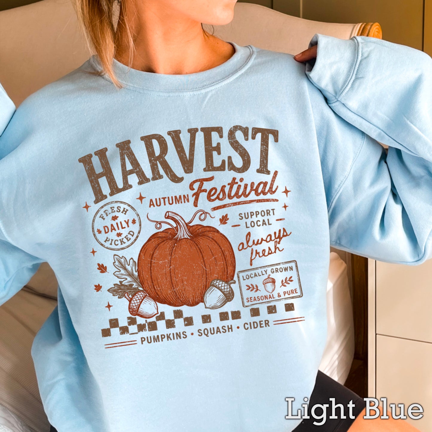 Harvest Festival Fall Crewneck Sweatshirt