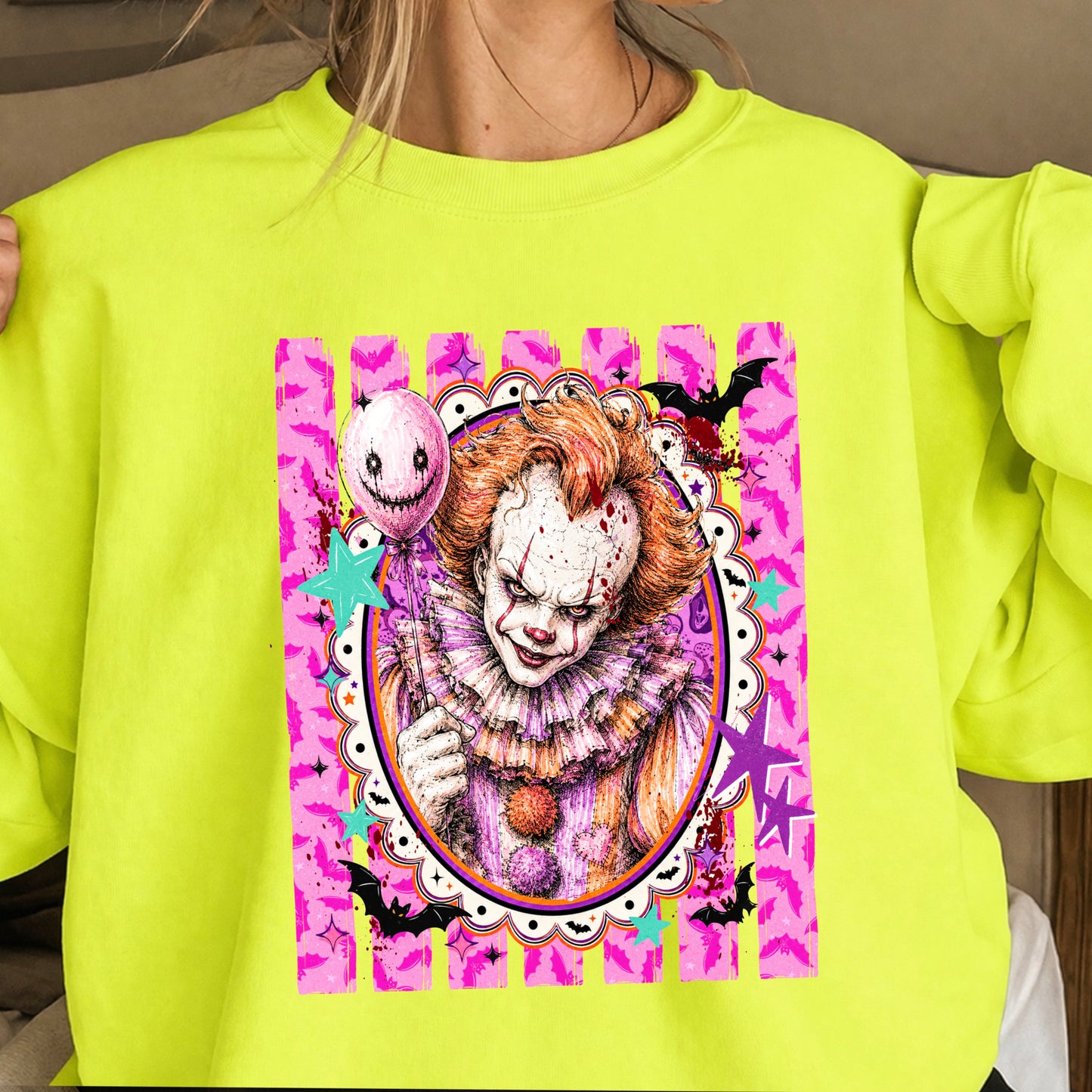 Horror Film Character Crewneck Sweatshirt