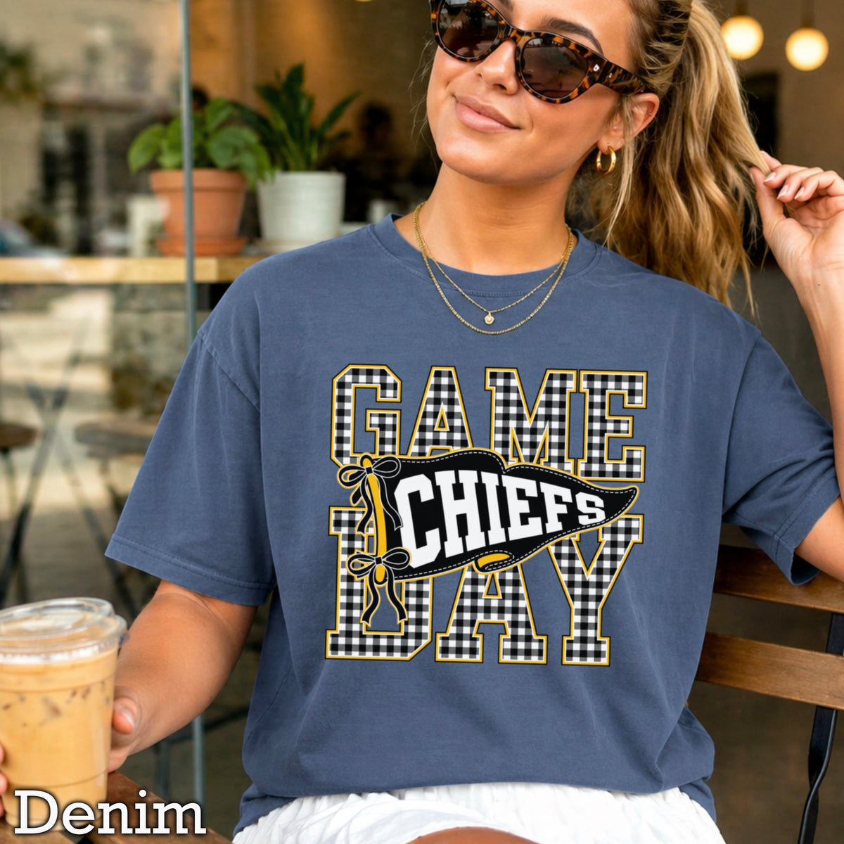 Chiefs Comfort Color Graphic Tee