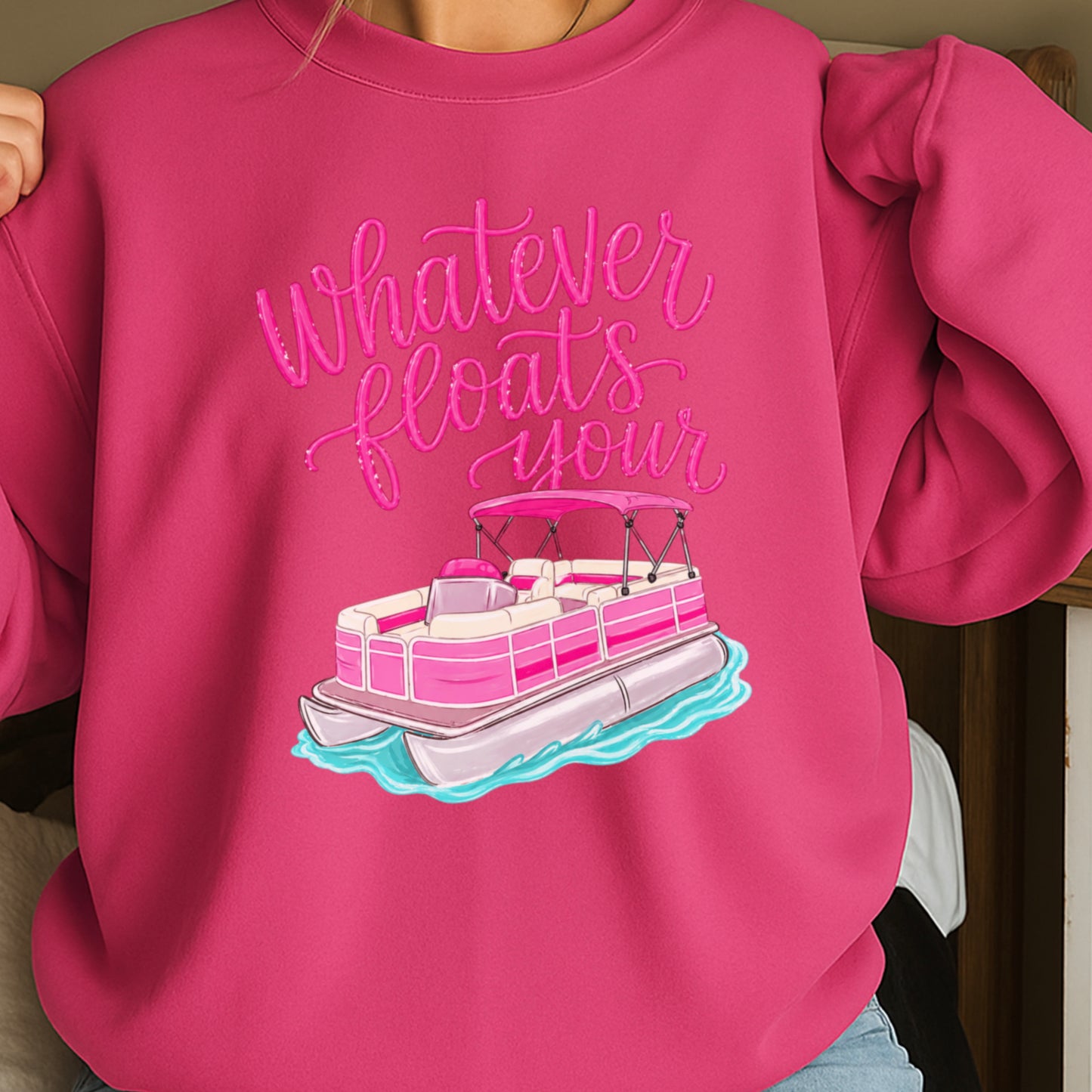 Whatever Floats Your Boat Crewneck Sweatshirt