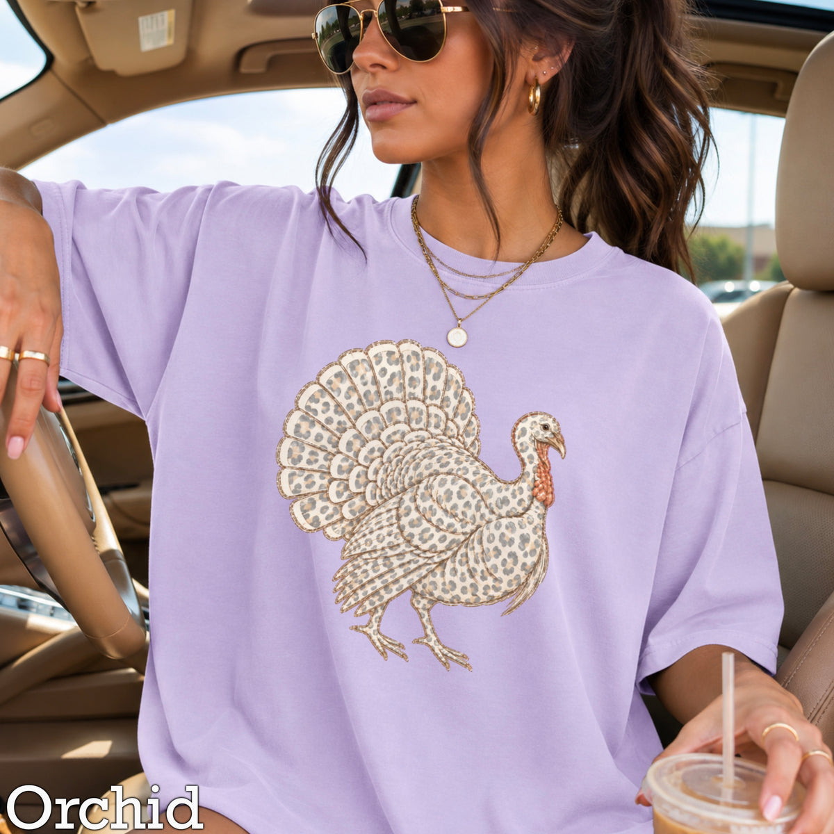 Turkey Thanksgiving Comfort Color Graphic Tee