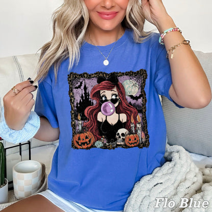 Halloween Princess Halloween Comfort Color Graphic Tee