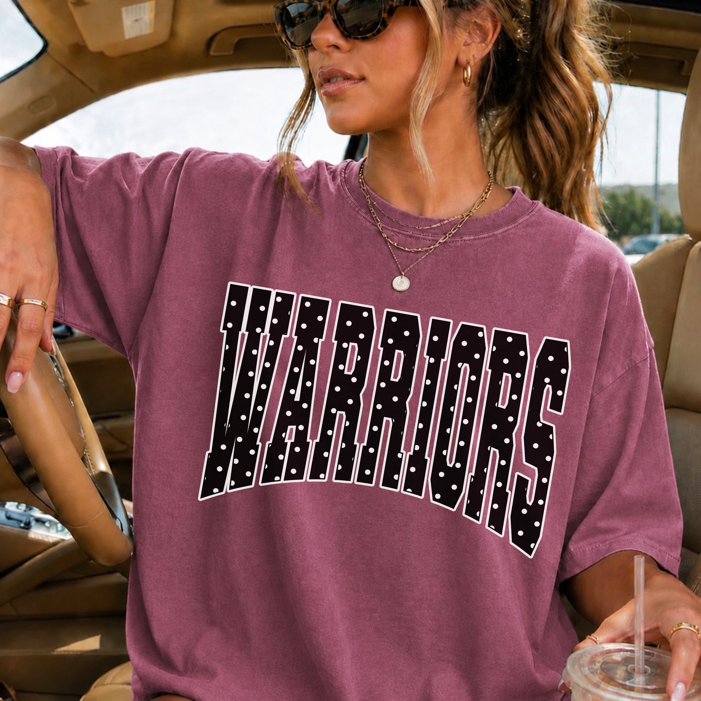 Warriors Comfort Color Graphic Tee