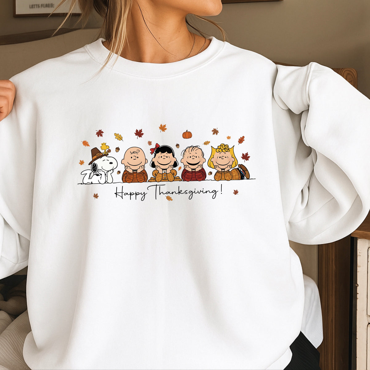 Happy Thanksgiving Crewneck Sweatshirt