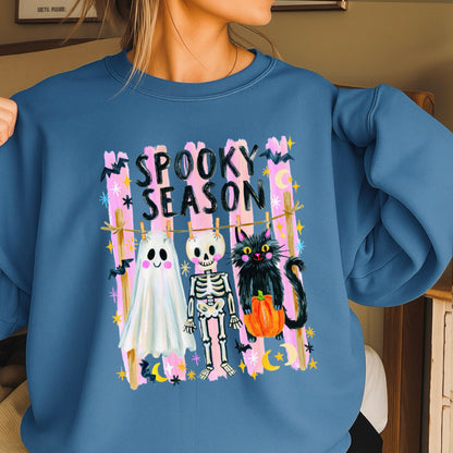 Spooky Season Halloween Crewneck Sweatshirt