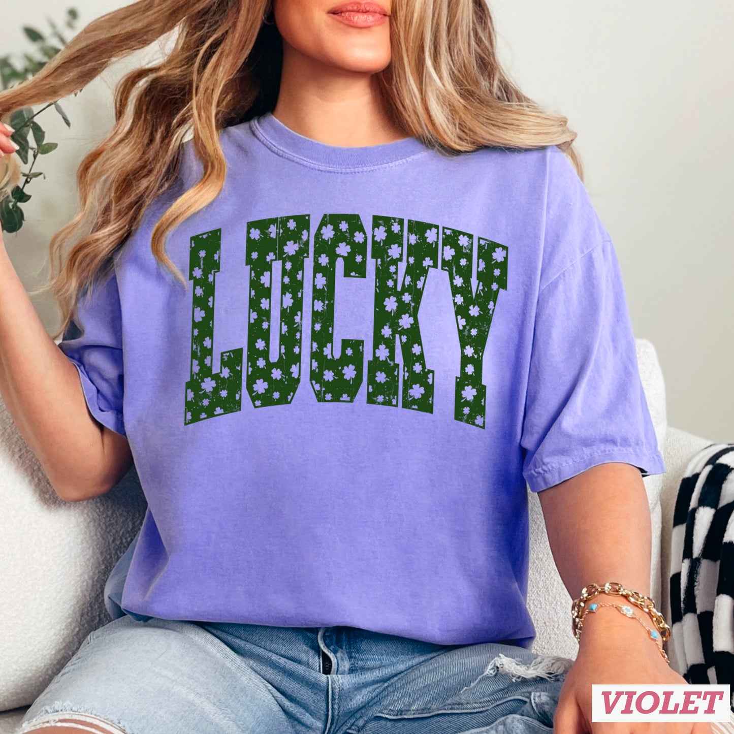 Lucky St. Patrick’s Day Comfort Color Graphic Tee