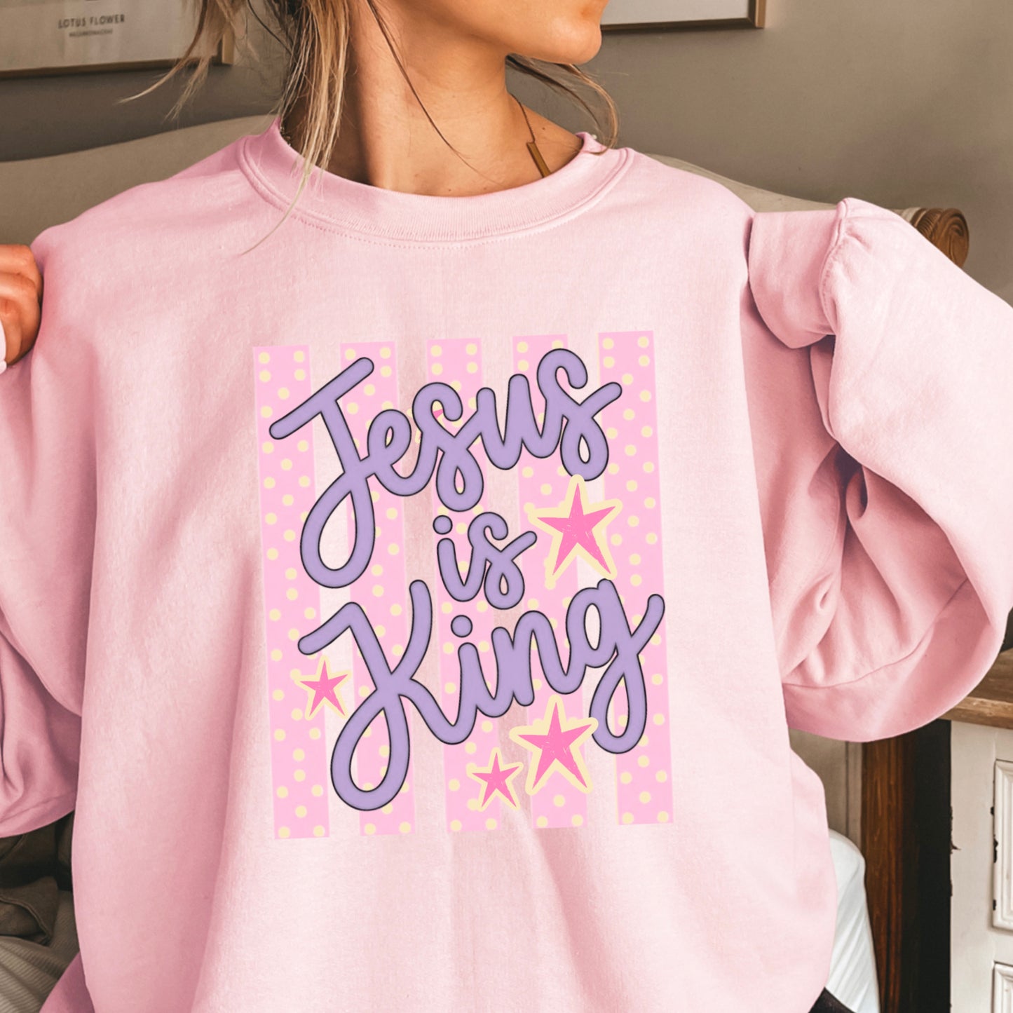 Jesus Is King Crewneck Sweatshirt