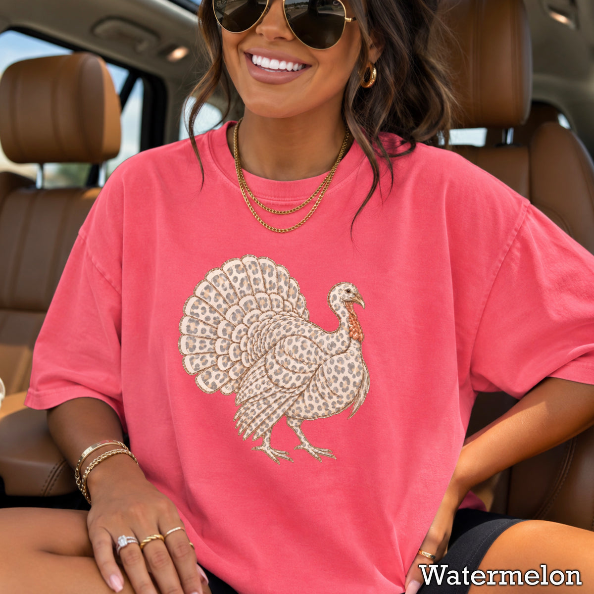 Turkey Thanksgiving Comfort Color Graphic Tee
