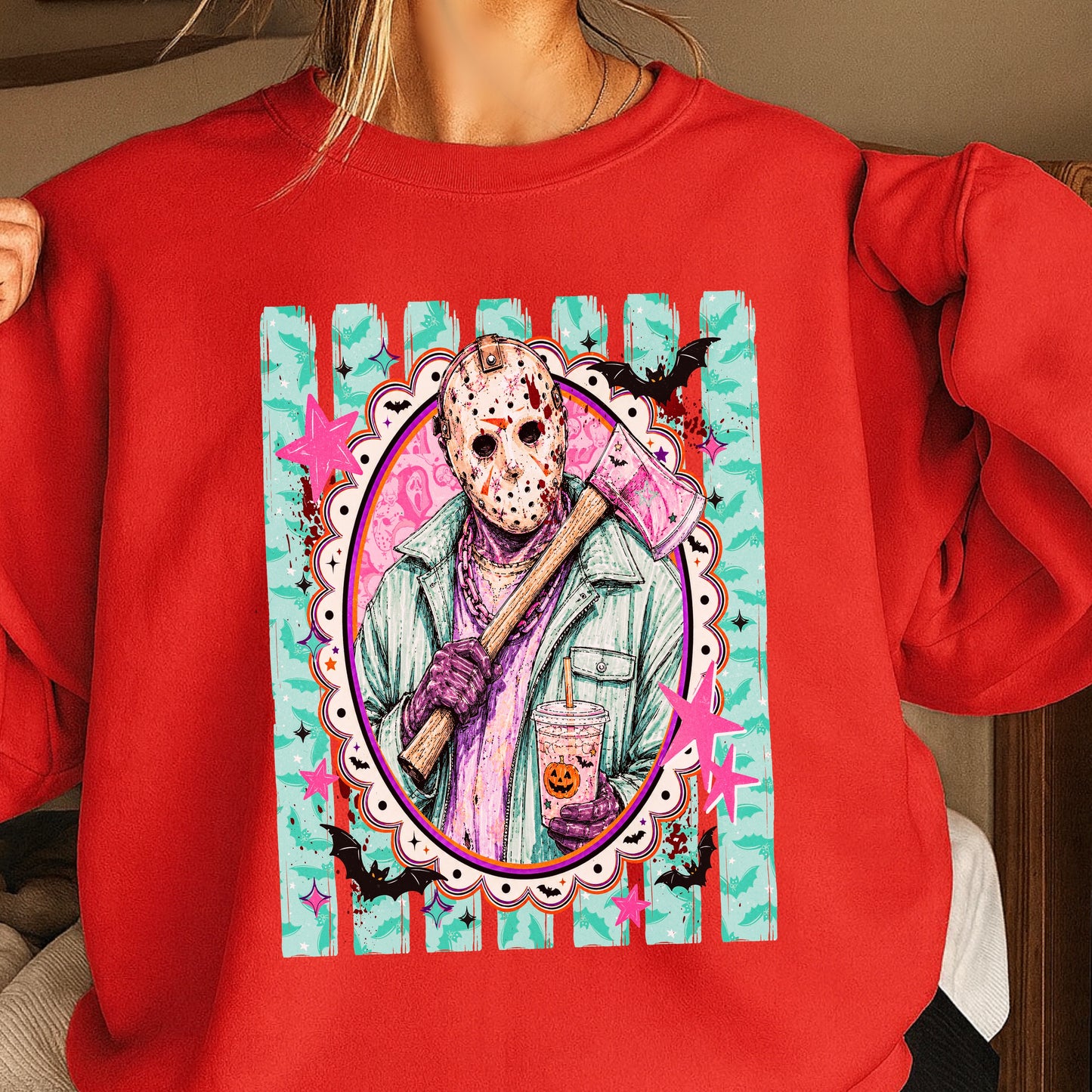 Horror Film Character Crewneck Sweatshirt