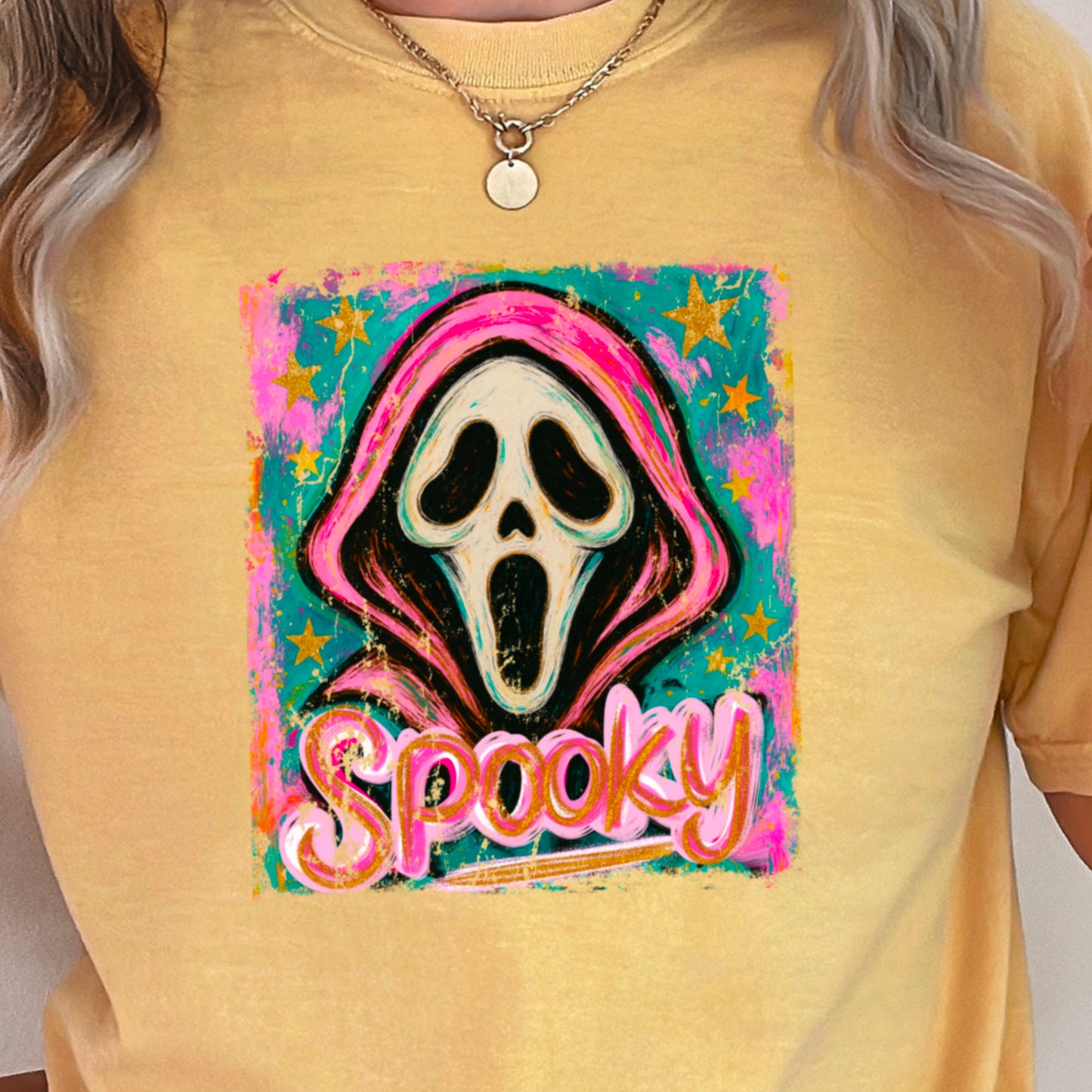 Spooky Floral Comfort Color Graphic Tee