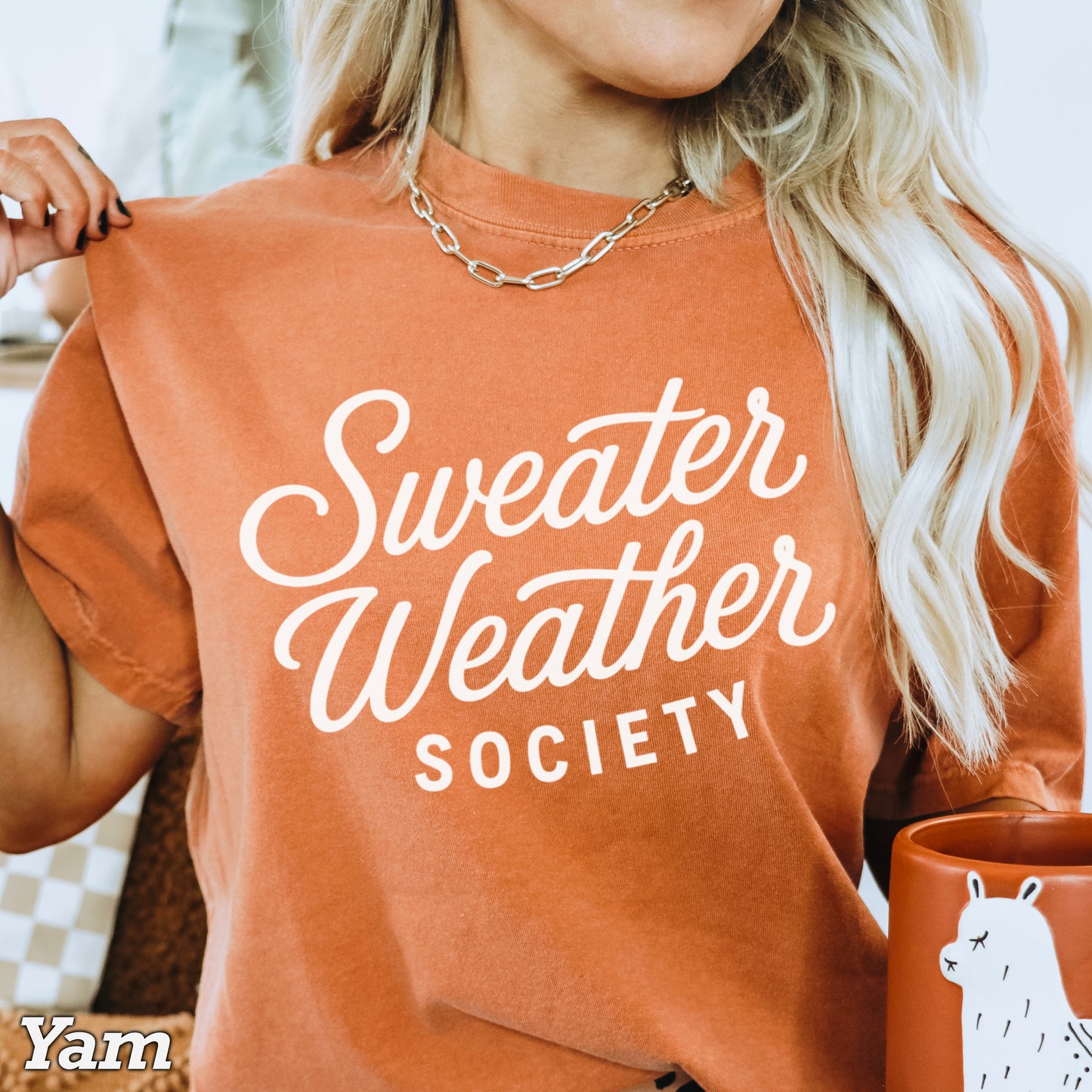 Sweater Weather Society Comfort Color Graphic Tee