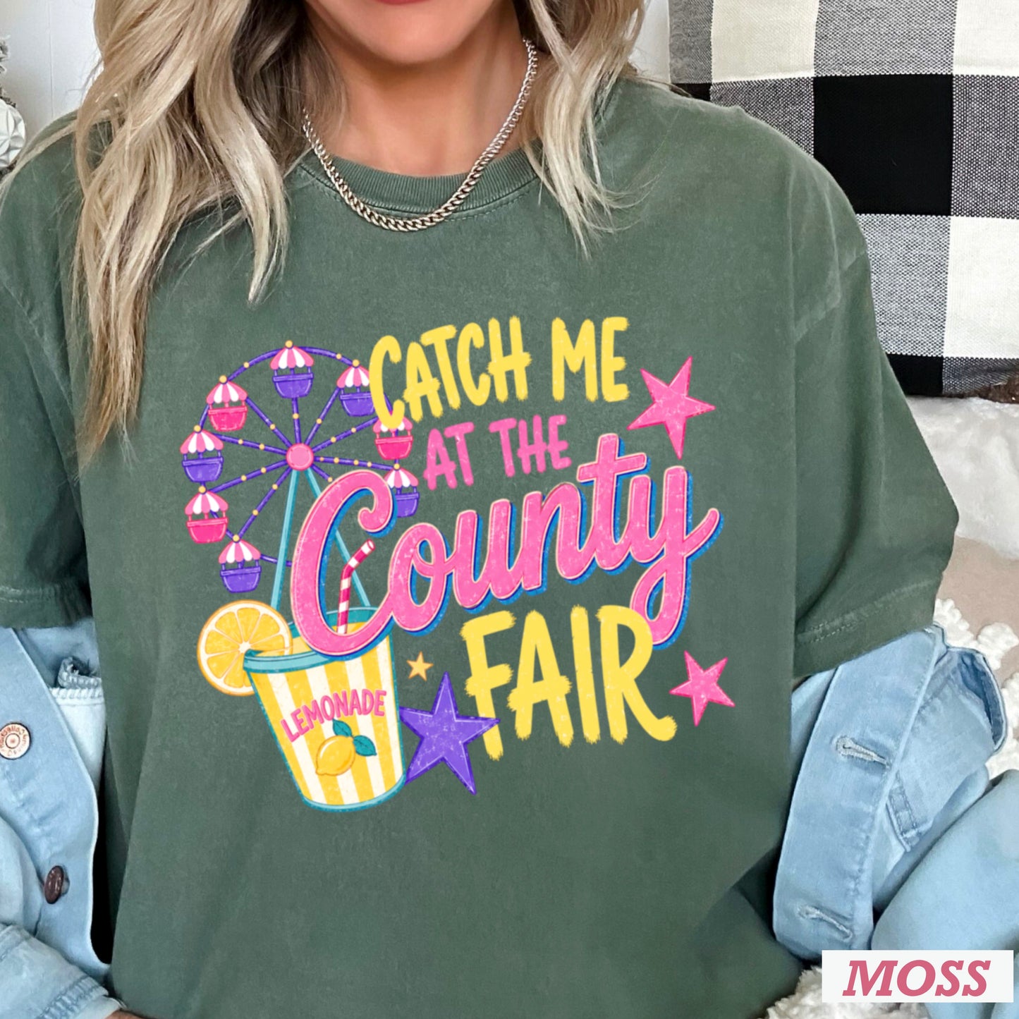 Catch Me At The County Fair Comfort Color Graphic Tee