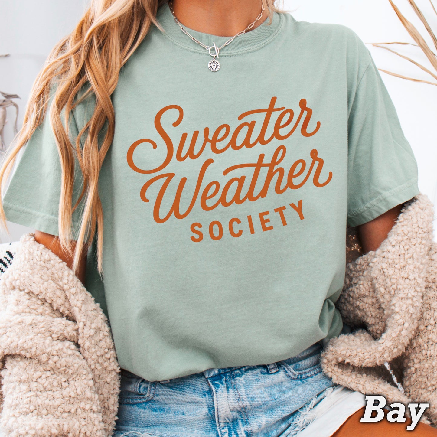 Sweater Weather Society Comfort Color Graphic Tee