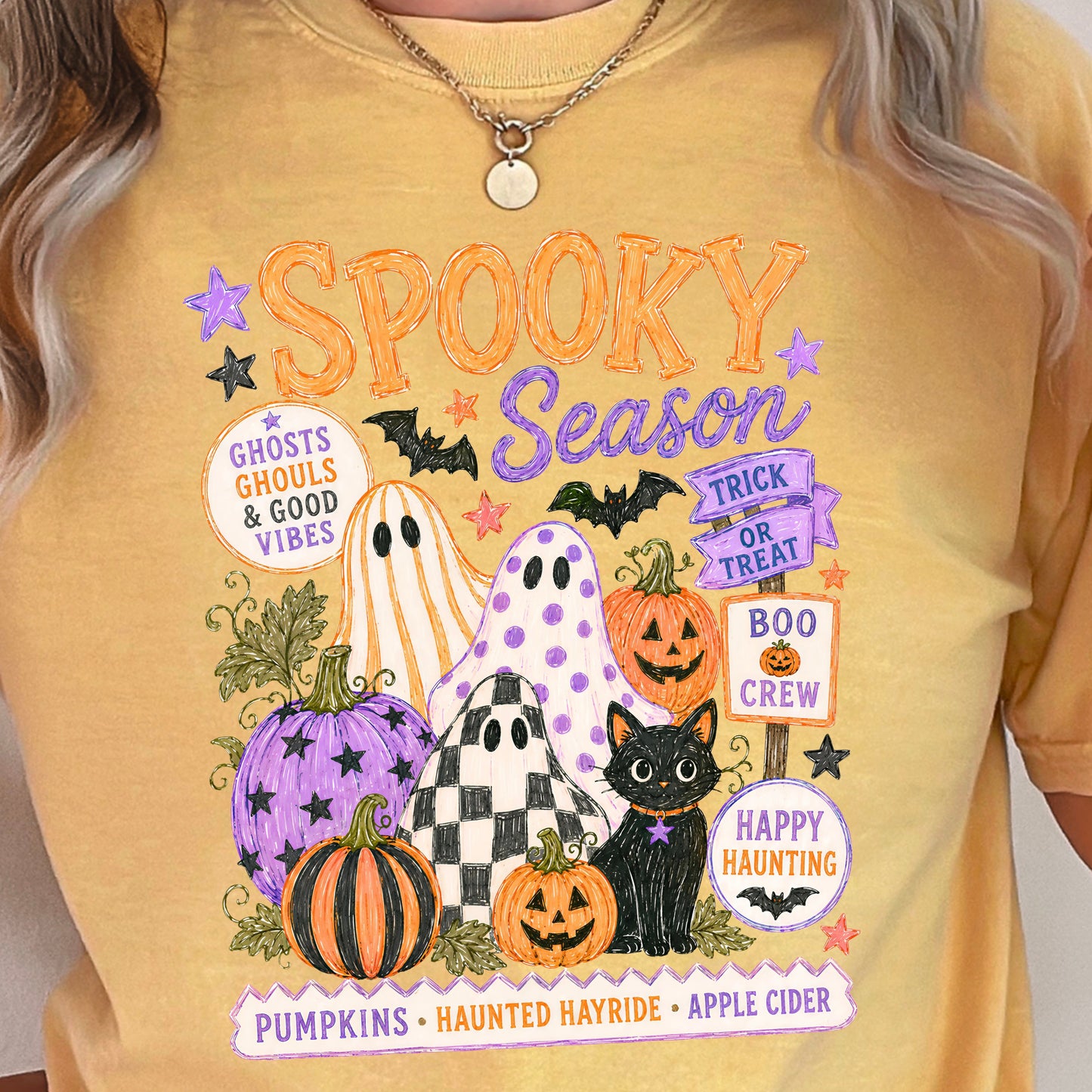 Spooky Season Comfort Color Graphic Tee
