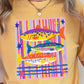 Preppy Fish Comfort Color Graphic Tee