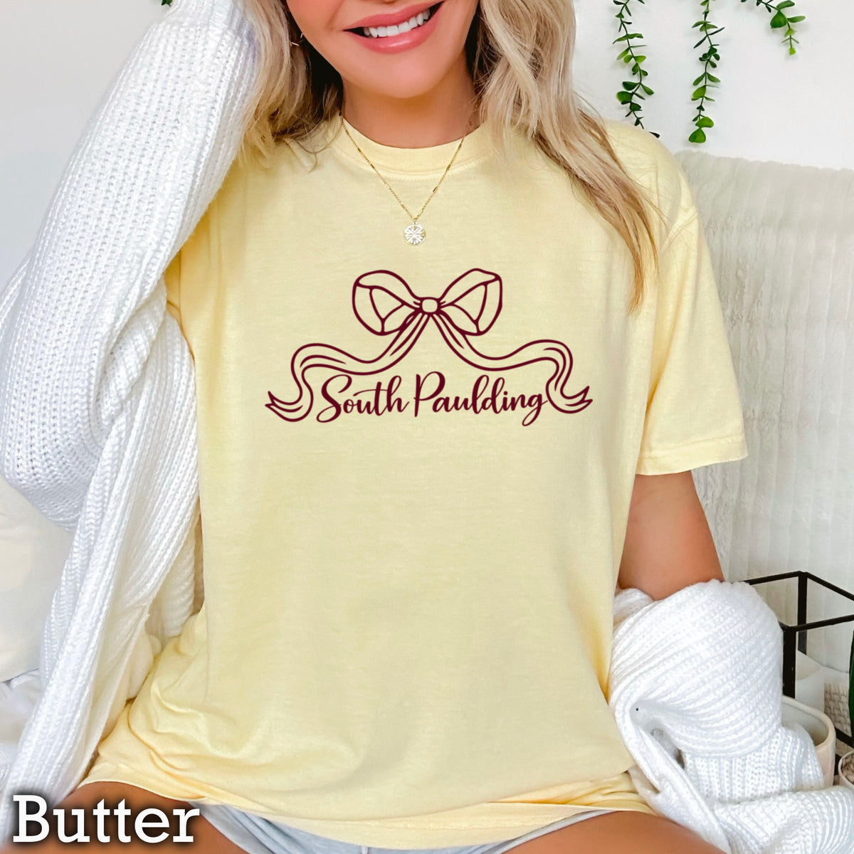 Spartans Coquette Bow Comfort Color Graphic Tee