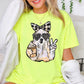 Preppy Ghost Halloween Comfort Color Graphic Tee