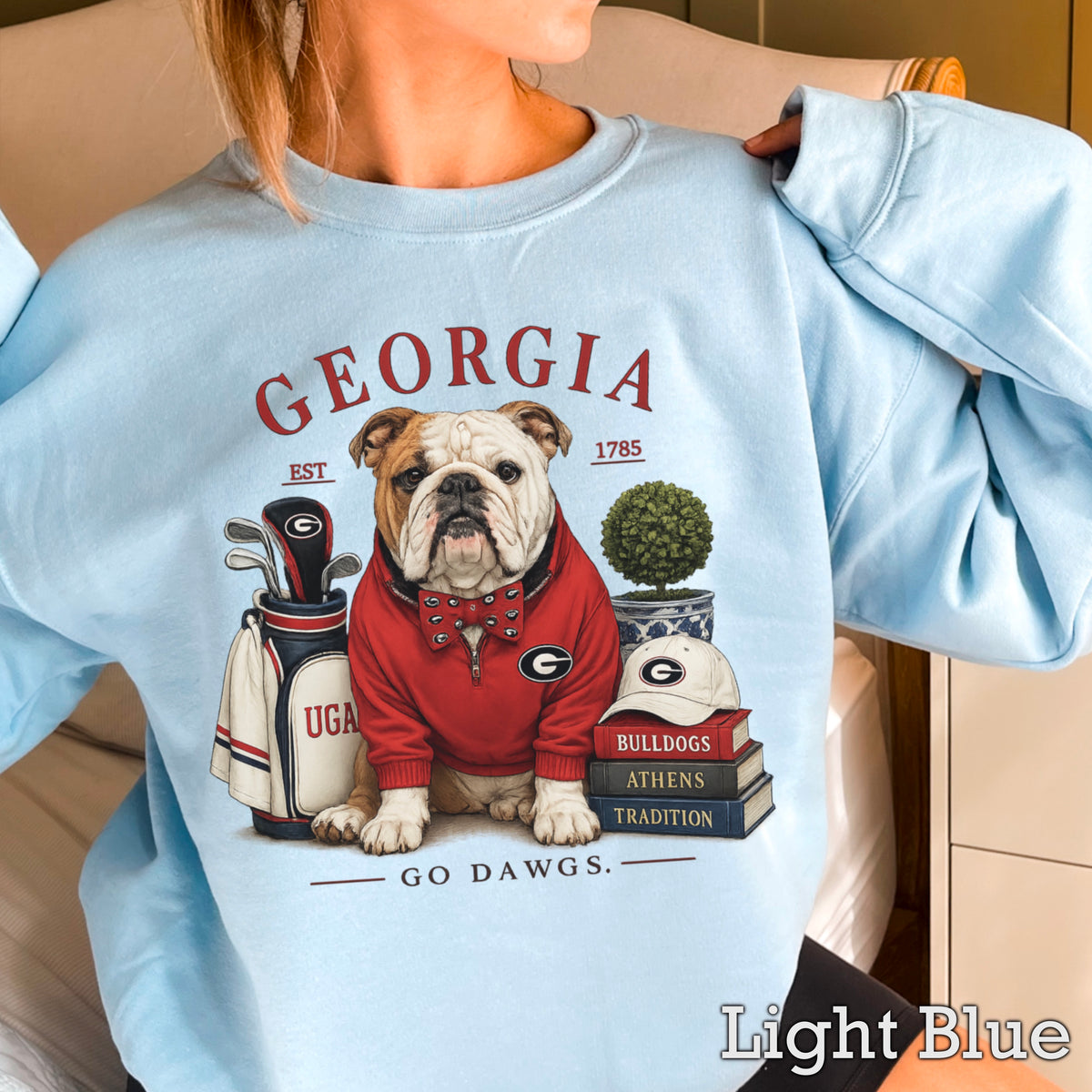 Red & Black Traditions Crewneck Sweatshirt
