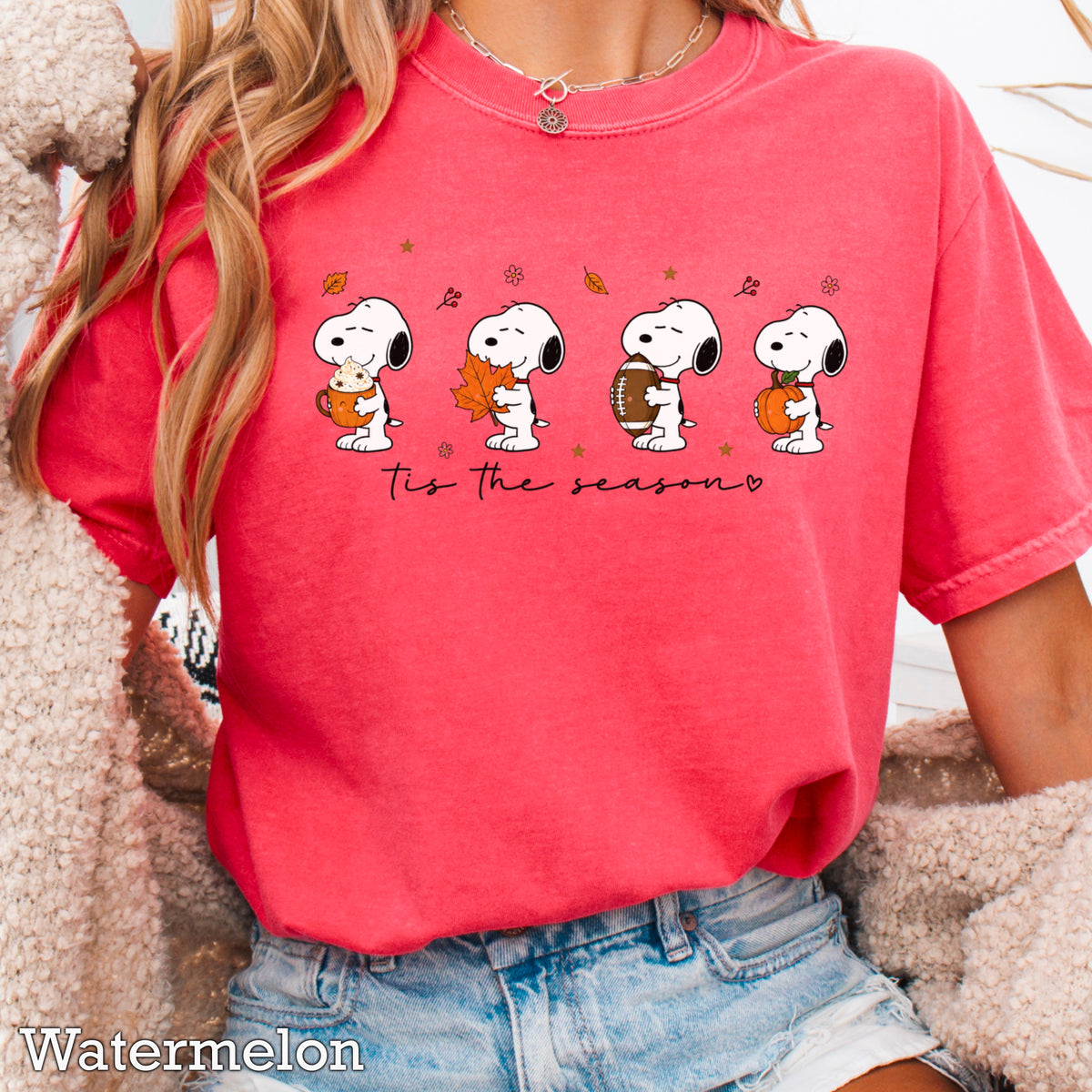 Tis The Season Fall Comfort Color Graphic Tee